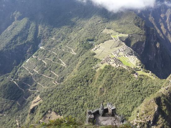 Machu Picchu as seen from Huayna Picchu www.perucycling.com